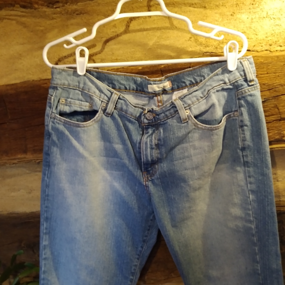 Levi's Straight Leg 505 Light Wash Denim Jeans Size 12